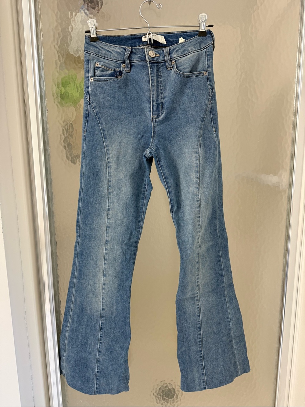 Women's Blue Flared Jeans